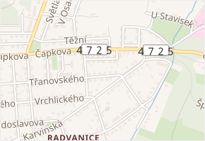 Tomicova v obci Ostrava - mapa ulice