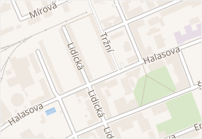 Tržní v obci Ostrava - mapa ulice