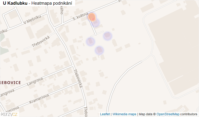 Mapa U Kadlubku - Firmy v ulici.