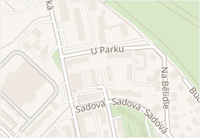 U Parku v obci Ostrava - mapa ulice