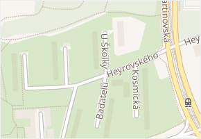 U Školky v obci Ostrava - mapa ulice
