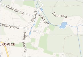 U Vody v obci Ostrava - mapa ulice