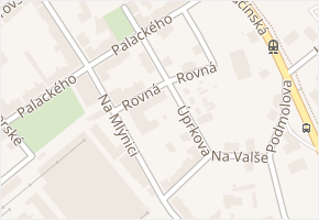 Úprkova v obci Ostrava - mapa ulice