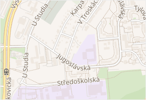 Uralská v obci Ostrava - mapa ulice