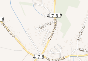 Útočná v obci Ostrava - mapa ulice