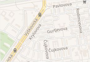 Utvenkova v obci Ostrava - mapa ulice