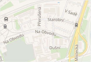 Uzavřená v obci Ostrava - mapa ulice