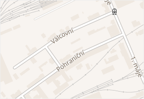 Válcovní v obci Ostrava - mapa ulice