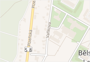 Vaňkova v obci Ostrava - mapa ulice