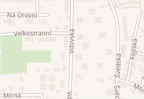 Vdovská v obci Ostrava - mapa ulice