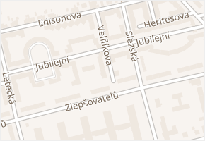 Velflíkova v obci Ostrava - mapa ulice