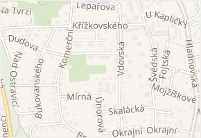 Velkostranní v obci Ostrava - mapa ulice