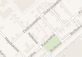Vinařického v obci Ostrava - mapa ulice