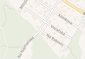 Vozačská v obci Ostrava - mapa ulice