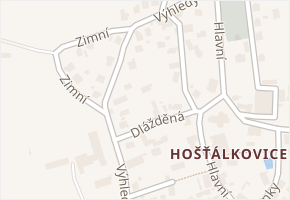 Výhledy v obci Ostrava - mapa ulice