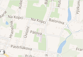 Za Hostincem v obci Ostrava - mapa ulice