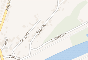 Žabník v obci Ostrava - mapa ulice