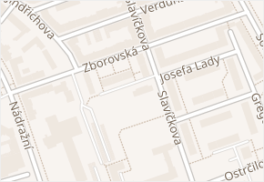 Zborovská v obci Ostrava - mapa ulice