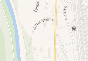 Zdobná v obci Ostrava - mapa ulice