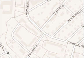 Zimmlerova v obci Ostrava - mapa ulice