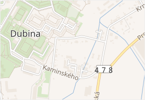 Žižkovská v obci Ostrava - mapa ulice
