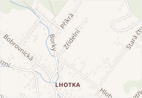 Zřídelní v obci Ostrava - mapa ulice