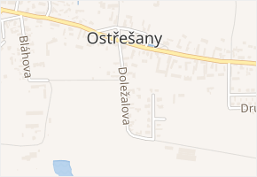 Doležalova v obci Ostřešany - mapa ulice