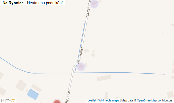 Mapa Na Rybníce - Firmy v ulici.