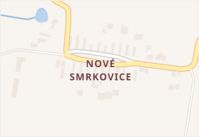Nové Smrkovice v obci Ostroměř - mapa části obce