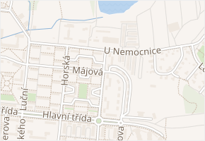 Borecká v obci Ostrov - mapa ulice