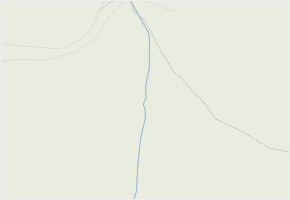 Hanušov v obci Ostrov - mapa části obce