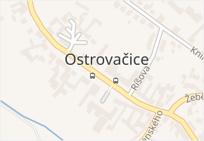 Masarykův okruh v obci Ostrovačice - mapa ulice