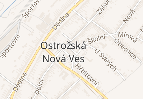 Krátká v obci Ostrožská Nová Ves - mapa ulice