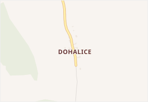 Dohalice v obci Osvračín - mapa části obce