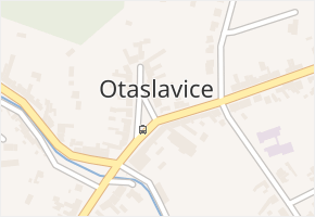 Otaslavice v obci Otaslavice - mapa části obce