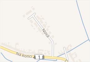 Nová v obci Otnice - mapa ulice