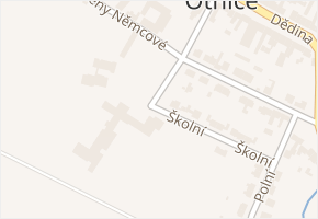 Školní v obci Otnice - mapa ulice