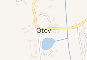Otov v obci Otov - mapa části obce