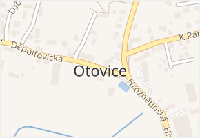 U Kovárny v obci Otovice - mapa ulice