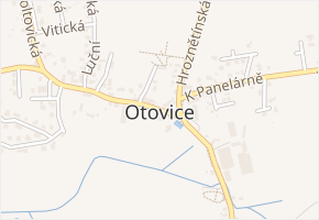 Vitická v obci Otovice - mapa ulice