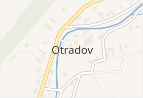 Otradov v obci Otradov - mapa části obce