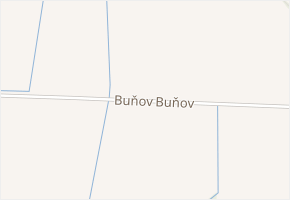 Buňov v obci Otrokovice - mapa ulice