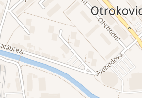 Svobodova v obci Otrokovice - mapa ulice