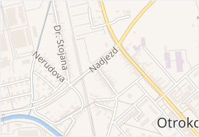 Tyršova v obci Otrokovice - mapa ulice