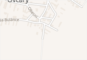 Na Kamenci v obci Ovčáry - mapa ulice