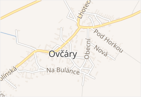 Vrchlického v obci Ovčáry - mapa ulice