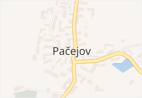 Pačejov v obci Pačejov - mapa části obce