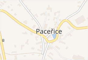 Paceřice v obci Paceřice - mapa části obce