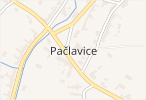 Pačlavice v obci Pačlavice - mapa části obce