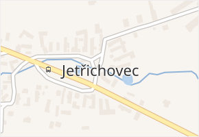 Jetřichovec v obci Pacov - mapa části obce